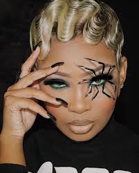 3d spider makeup tutorial