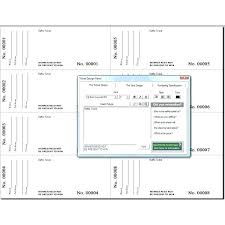 Sample Raffle Ticket Coupon Printable Template Format
