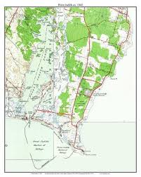point judith 1955 old topographic map