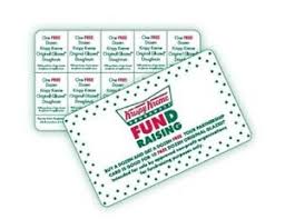 Details About Krispy Kreme Fundraising Bogo Cards Buy 1 Dozen Get1 Dozen No Expiration