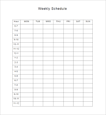 Bi Weekly Work Schedule Template Scheduling Template