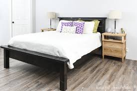 Easy Diy Queen Bed Frame Houseful Of