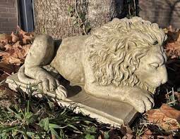 Wessex Lion Stone Statue English