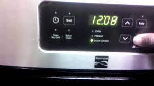 How to unlock Kenmore oven - YouTube