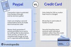 paypal vs credit card which is safer