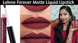lakme forever matte liquid lipstick