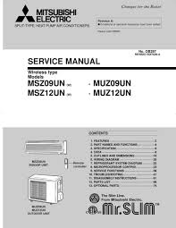 mitsubishi electric mr slim msz09un