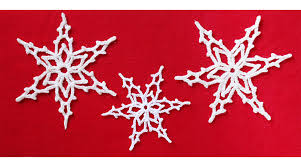 Crochet An Easy Two Round Snowflake Knit Crochet Christmas