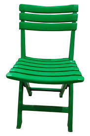 Green Plastic Foldable Chair