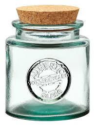 Jar Authentic With Cork 16 Oz Down