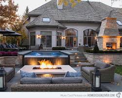 Pools With Fire Pits