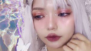 sparkling pink douyin makeup tutorial