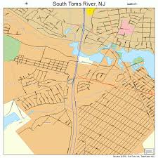 south toms river new jersey street map