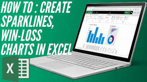 How To Create Sparklines Win Loss Charts In Excel