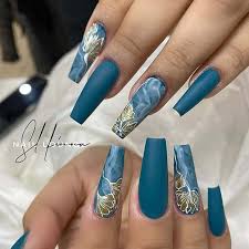 While they may be a little tricky to create at. 21 Teal Nail Designs We Can T Wait To Try Page 2 Of 2 Stayglam