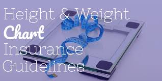 life insurance height weight chart