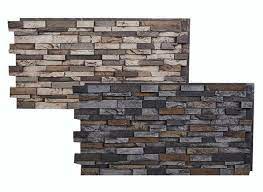 Faux Stone Wall Panels Deep Stacked