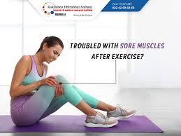 troubled with sore muscles after exercise