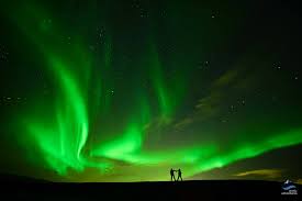 northern lights in iceland arctic