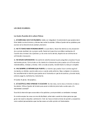 Guia practica de vidadescrição completa. Los Cinco Acuerdos Los Cuatro Acuerdos De La Cultura Tolteca Adianez Rodriguez Guzman Academia Edu
