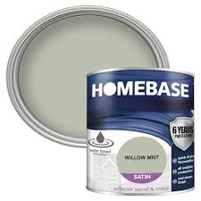 homebase exterior satin paint willow