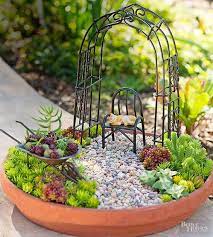 Adorable Tabletop Mini Succulent Garden