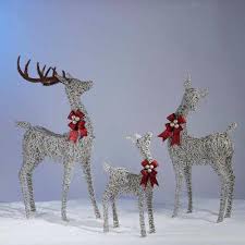 deer family set of three 3 reindeer