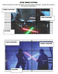 Star Wars Systems Of Equations Activity