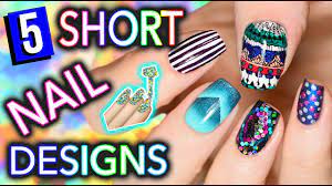 5 easy nail art designs for short nails