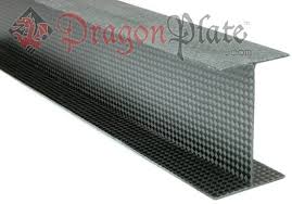 2 carbon fiber i beam x 24 dragonplate