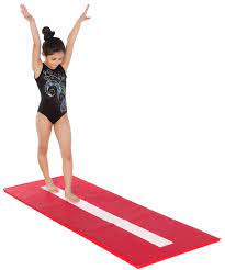 practice mat for cartwheel and balance beam