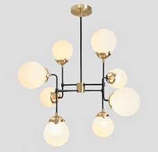 Modern Bistro Globe Chandelier Large