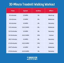 30 minute treadmill workout garage