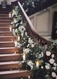 wedding stair decor