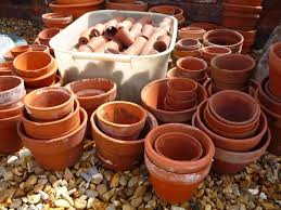 280 Antique Terracotta Plant Pots