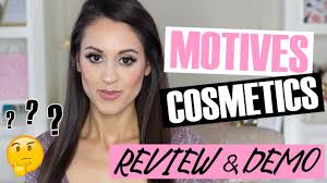 motives cosmetics review demo you