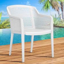 Samoya Molded Plastic Chair White