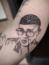 Inspirational designs, illustrations, and graphic elements from the world's best designers. Best 22 Bad Bunny Tattoos Nsf Music Magazine