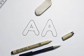 how to draw bubble letters step by