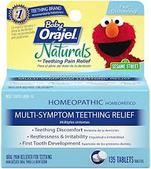 Orajel Baby Naturals Teething Tablets 135 Count B0073sof5s