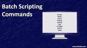 batch scripting commands useful list