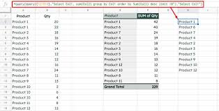 google sheets pivot table