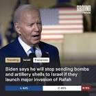 🇺🇸 Biden's Bombshell Decision on Israel's Weaponry 🚫💣