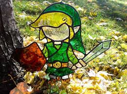 Stained Glass Link The Legend Of Zelda