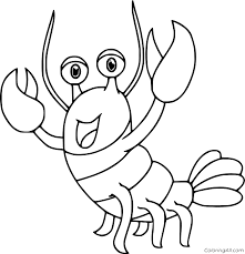Maybe you would like to learn more about one of these? Cute Cartoon Lobster Coloring Page Coloringall