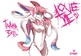 Tinkerbell the Sylveon waifu / Yandere by Crowlix -- Fur Affinity [dot] net