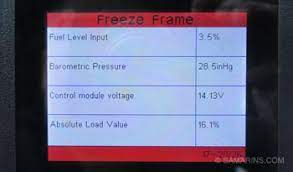 obdii freeze frame how to access it