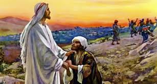 Image result for [pictures of Jesus and the thankful leper