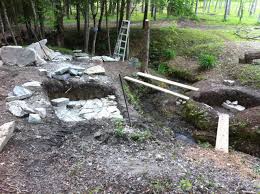 building a dry stone bridge part 6
