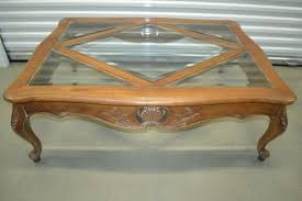 Quality new & used furniture from vintage to ikea, on kijiji, canada's #1 local classifieds. Ethan Allen Coffee Table Carved French Legacy Collection Glass Insets 13 8620 For Sale Online Ebay